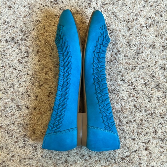 Lucky Brand Phoene Capri Blue Flats - Picture 7 of 12